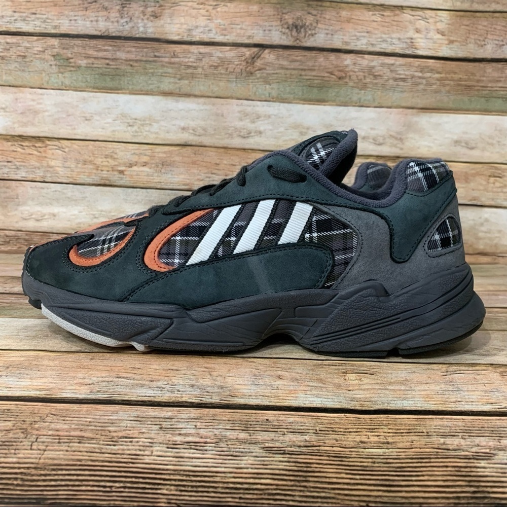 Adidas Yung-1 Plaid Sneakers